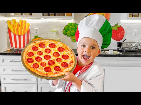 Chris and Mom learn to cook pizza