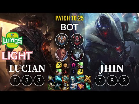 JAG Light Lucian vs Jhin Bot - KR Patch 10.25