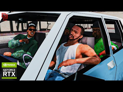 GTA San Andreas on RTX™ 3090 [4K] 'Drive thru' Mission - Maxed-Out Gameplay w/ Ultra Graphics MOD
