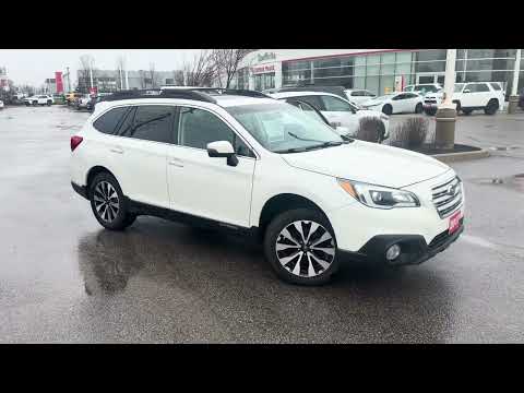 2017 Subaru Outback 5dr Wgn CVT 2.5i Limited in White for sale at Stouffville Toyota in Whitchurch-Stouffville, ON