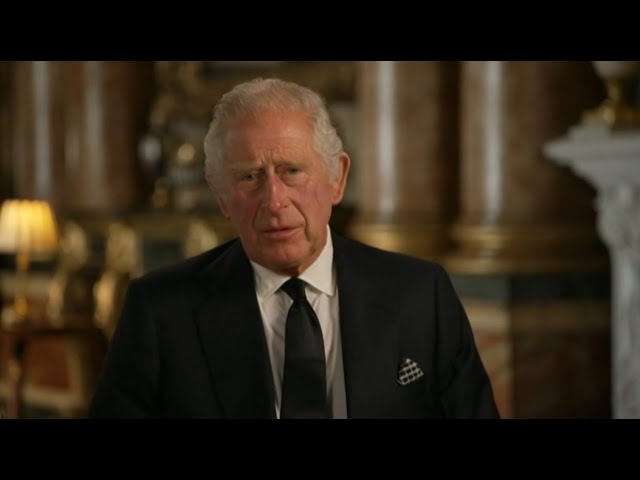 King Charles pledges service, expresses love for late mother, family