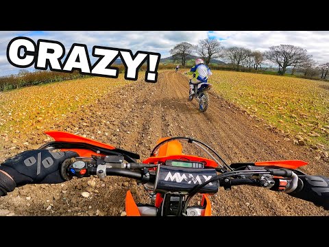 FIRST TIME Riding My 2-Stroke on Track  *COPS CAME*