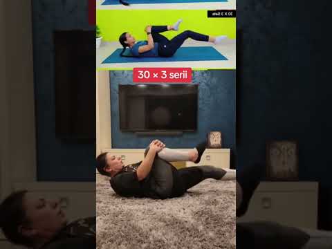 Exercitii pentru abdomen #fitnessmotivation #abs #homefit #motivare #abdomen #fitnessjourney