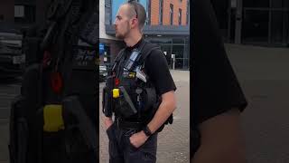 cocky police officer soon get educated and does the walk of shame 👮❌️🤣😅📽️🎥🍿🤡❌ #police officer#clown