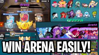 How To Build Your Arena Teams! Beat STRONGER Opponents Easily! [Cookie Run Crumble]