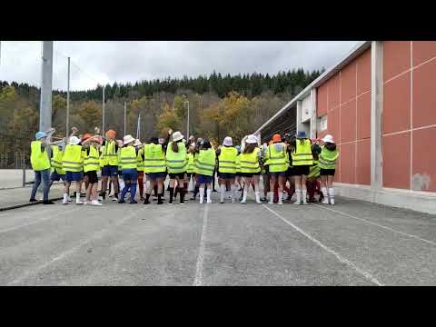 Flashmob des collégiens à Dunières