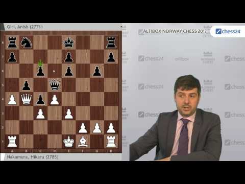 Peter Svidler über Nakamura-Giri, die norwegische Schachpartie des Tages