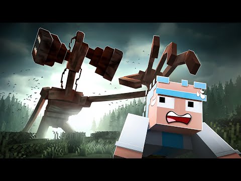 There Is No Escaping Him.. Minecraft Siren Head Forest #3