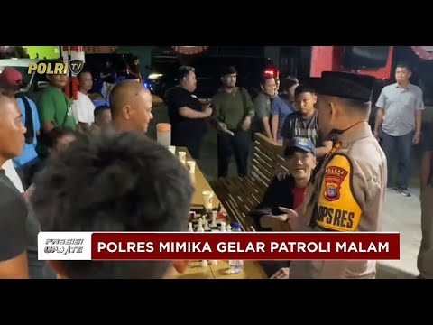 PRESISI UPDATE: POLRES MIMIKA GELAR PATROLI MALAM 14/03/2025 (18.00)