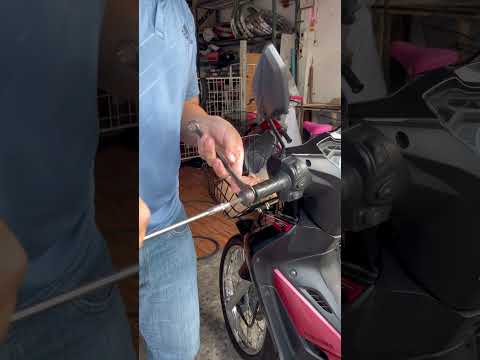 ถอดปลายแฮนด์ #youtubeshorts #automobile #diy #motorcycle