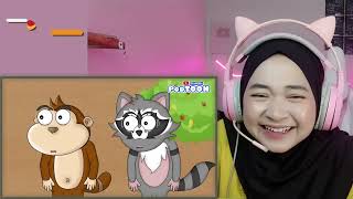 Download lagu PERSAHABATAN MONYET & JALU ‼️- Reaction Animasi Podtoon mp3