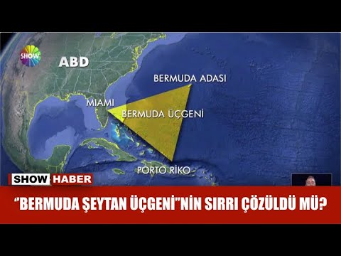 ''Bermuda şeytan üçgeni''nin sırrı çözüldü mü?