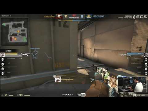 Snax knife kills Virtus Pro vs Godsent