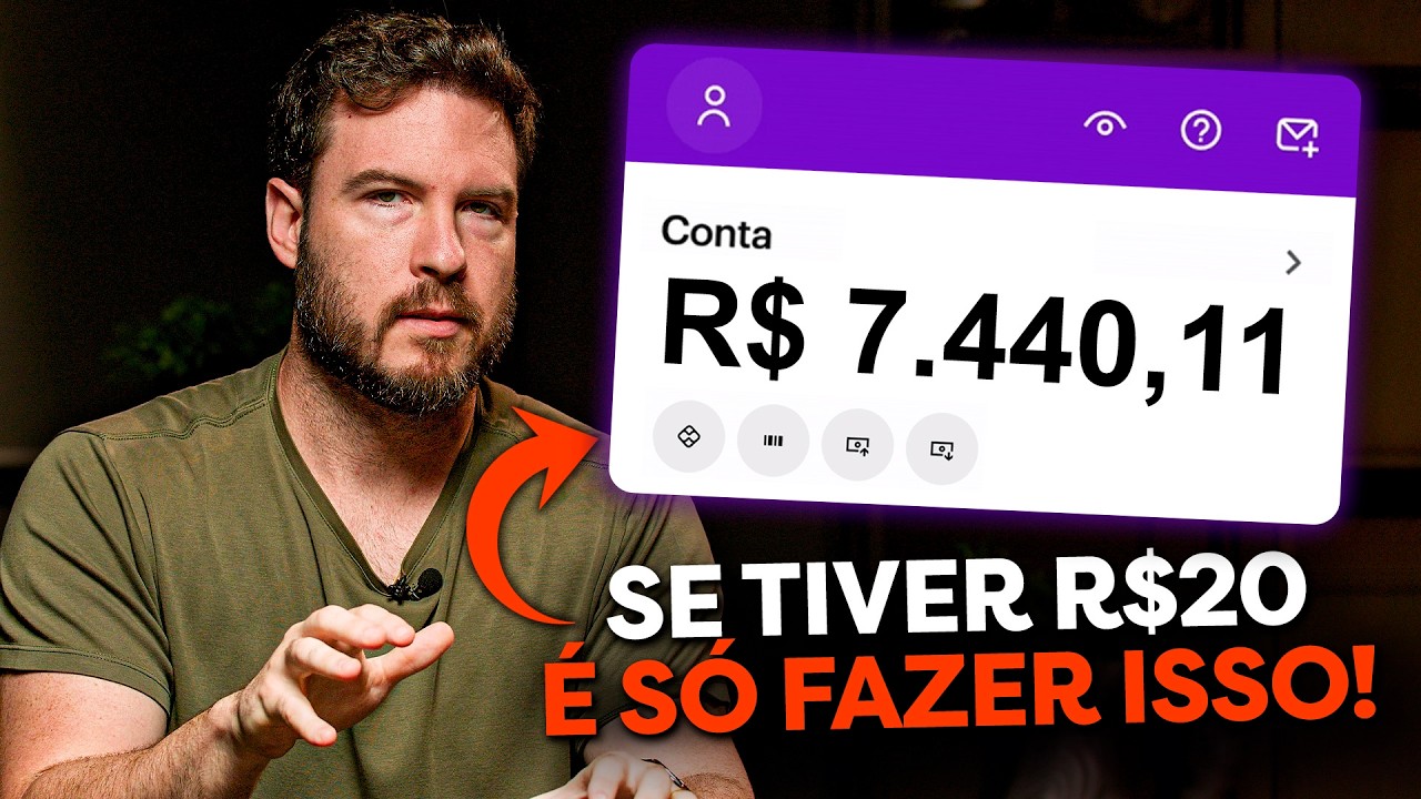 COMO JUNTAR R$7.740,11 COMEÇANDO COM R$20 | Todo mundo consegue