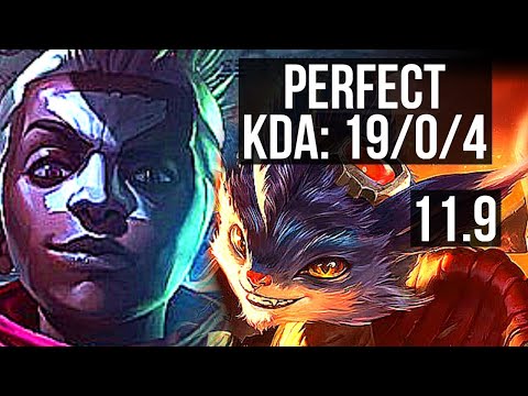 EKKO vs RUMBLE (JUNGLE) | 19/0/4, 11 solo kills, Legendary, 65% winrate | BR Grandmaster | v11.9