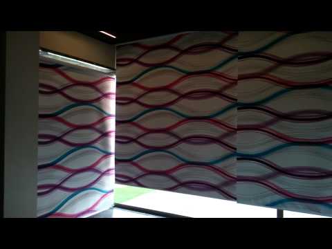 Polyester Vertical Motorized Triple Shade Blind, Size: 3 Meter Maxumum, for Window