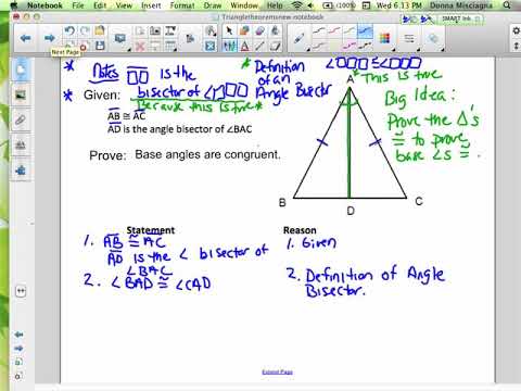 Base Angle Theorem   Broadband