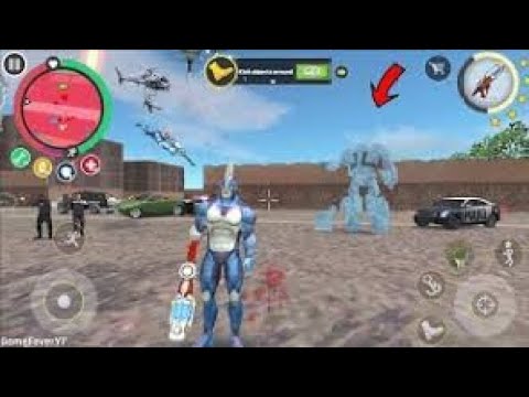 rope hero ( snow gun challenge 🥵⁉️ and big war🥵⁉️) rope hero