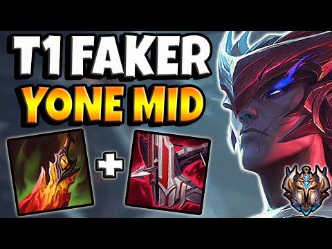 T1 Faker Yone vs Qiyana [ MID ] Ranked Challenger Korea Patch 11.24 ✅