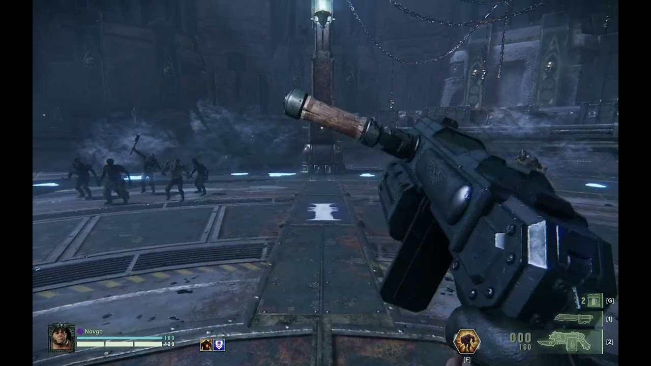 Ogryn Ripper Gun Mk5 - cannot stab during braced reload