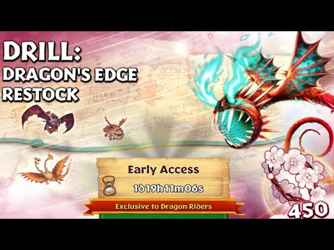 Drill:Dragon's Edge Restock Full Walkthrough - New Gauntlet Event - Dragons:Rise of Berk