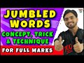 Jumble Words Tricks Rearrangement Of Sentence English Grammar Question Answer Concept Class 9 10