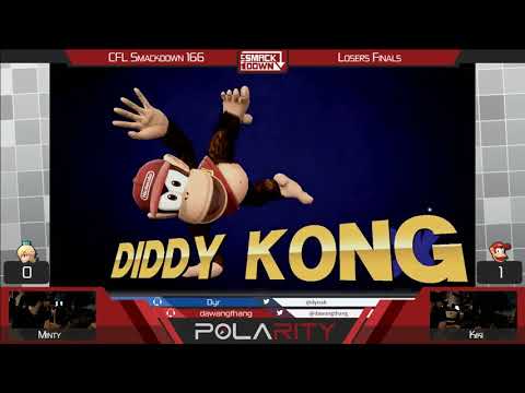 CFL Smackdown 166 WiiU - Minty (Rosalina) vs Kiki (Diddy Kong) - Losers Finals