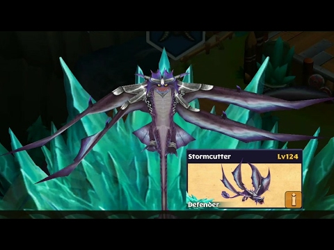 Defender/Battle Stormcutter max level 124 titan mode||Dragons rise of Berk