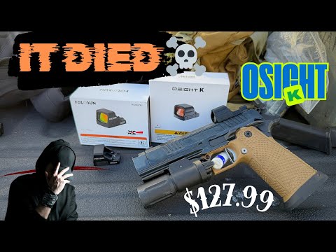 Osight K VS Holosun 407K (IT FAILED before starting) 🤯