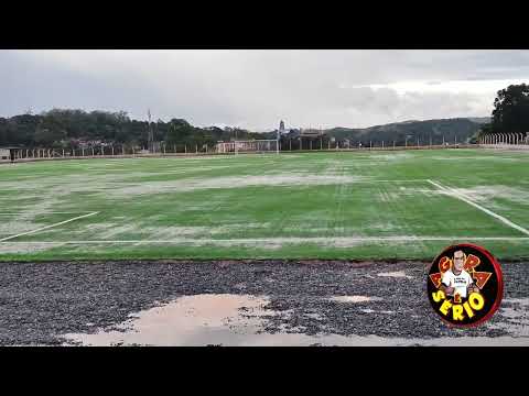APENAS EM UMA CIDADE QUE NÃO DEU CERTO QUE TEM CORAGEM DE INAUGURAR UMA OBRA DESSE JEITO CAMPÃO SINTÉTICO DE JUQUITIBA.