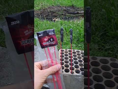 Scream Bum Whistling Rocket mini ZB250 #fireworks #fire #pyro #viralvideo #shorts #vuurwerk