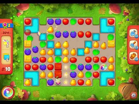 GardenScapes Level 3541 no boosters (22 moves)