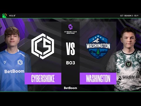 CCT Season 3 - EU #9 | CYBERSHOKE x Washington | Fase de Grupos | CS2