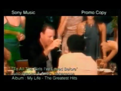 Julio Iglesias & Andre Hehanussa To All The Girls I've Loved Before (Official Videoclip)