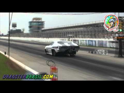 Camaro Pro Mod - Fabio Costa - 4ª etapa Paranaense de Arrancada 2012