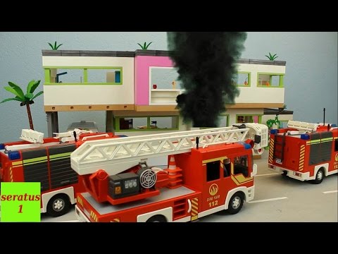 Video Sammlung mit Playmobil Feuerwehr Einsätzen seratus1