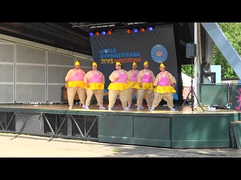 World Gymnaestrada 2023 Amsterdam: Team Zwitserland / Suisse - City Performances