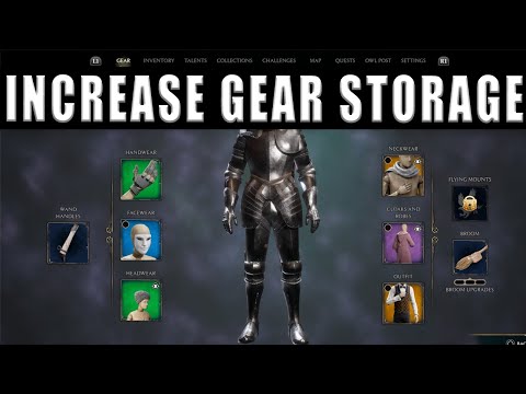 Hogwarts Legacy How To Increase Gear Slots Storage
