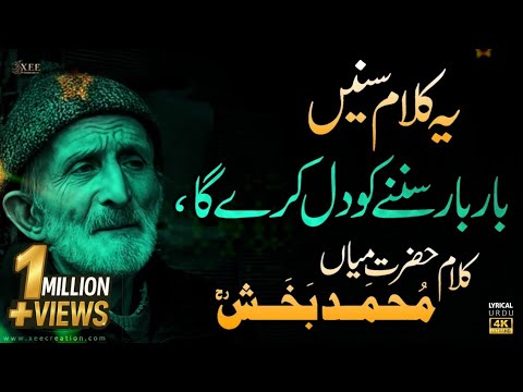 Sufi Punjabi Kalam Mian Muhammad Baksh 2024 | Muhammad Ali Momidd | Sufiana Kalam | Xee Production