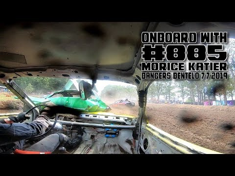 Onboard #885 Morice Katier - Unlimited Banger Racing Bentelo 7-7-2019