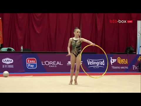 Stiliana Nikolova (BUL). Hoop. Bulgarian Team Championship.
