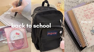 back to school prep 2026 ⋆˚꩜｡ pinterest girl, preparing for school, st