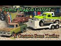 Making A Custom 1970 Dodge Power Wagon Gasser Race Trailer W Sleeper Tow Rig 1 64 Hot Wheels