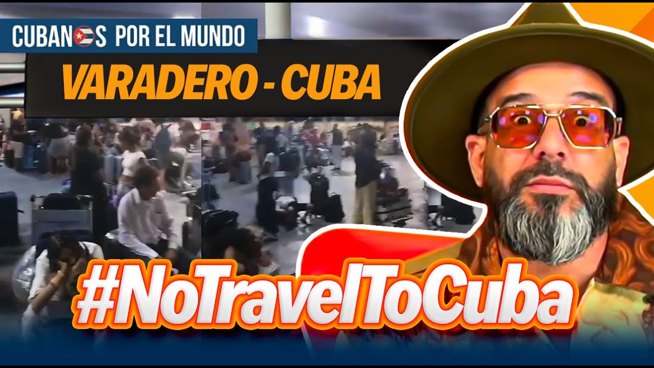Turistas atrapados en aeropuerto cubano: el “infierno” del que advierte Alex Otaola