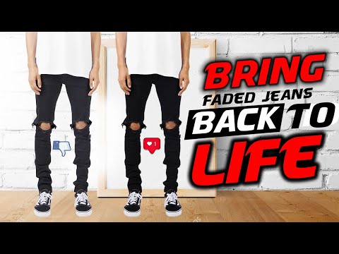 How To Dye Your Faded Black Jeans l DIY l Robert Gamez