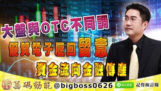 【大戶羅盤籌碼動能】 #謝宗霖 0113,大盤與OTC不同調 優質電子壓回留意 資金流向金融傳產 【大戶羅盤籌碼動能】 #謝宗霖 0113,大盤與OTC不同調 優質電子壓回留意 資金流向金融傳產
