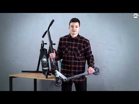 Трюковый самокат Warrior Воин Т-60738 Best Scooter, колеса PU-120мм, пеги, высота 85 см - фото 1 - id-p1745833237