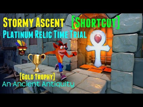 Stormy Ascent [Shortcut] Platinum Relic Time Trial Crash Bandicoot [PS4]