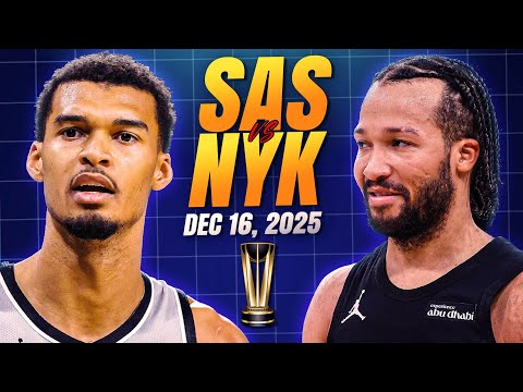 San Antonio Spurs vs New York Knicks - FULL NBA Cup Championship Highlights | Dec 16, 2025