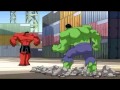 Os Vingadores Hulk verde vs Hulk Vermelho 